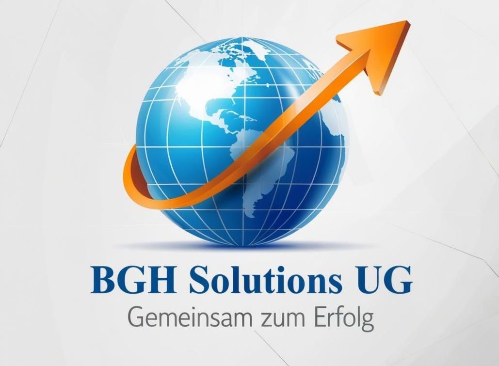 Globus mit aufsteigender Grafik, symbolisiert Wachstum und Fortschritt.